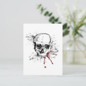 Huid en bloed briefkaart (Staand voorkant)