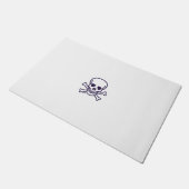 Huid en Botten wit, groot hormoon Deurmat (Schuin)