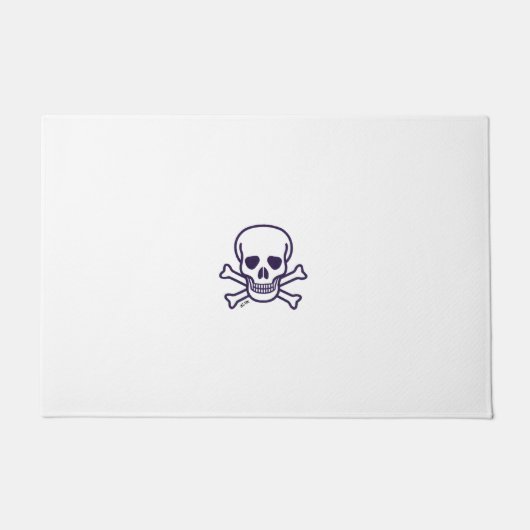 Huid en Botten wit, groot hormoon Deurmat (Voorkant)