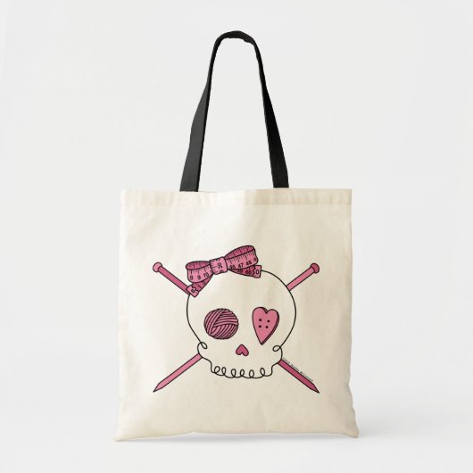 Huid- en keelnaalden (roze) tote bag (Voorkant)