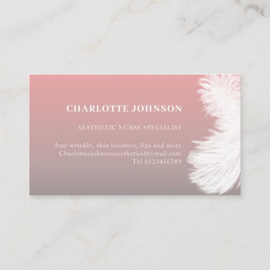 Huid- en onderhuidaandoeningen visitekaartje (Achterkant)