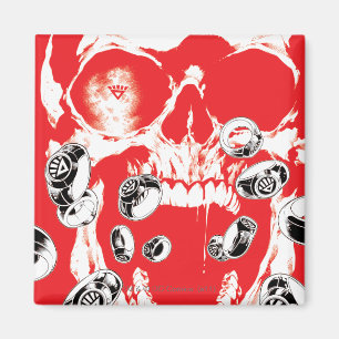 Huid en ringen - Rood Magneet