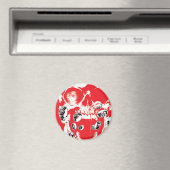 Huid en ringen - Rood Magneet (Insitu (Vaatwasser))