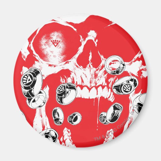 Huid en ringen - Rood Magneet (Voorkant)