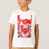 Huid en ringen - Rood T-shirt (Voorkant)
