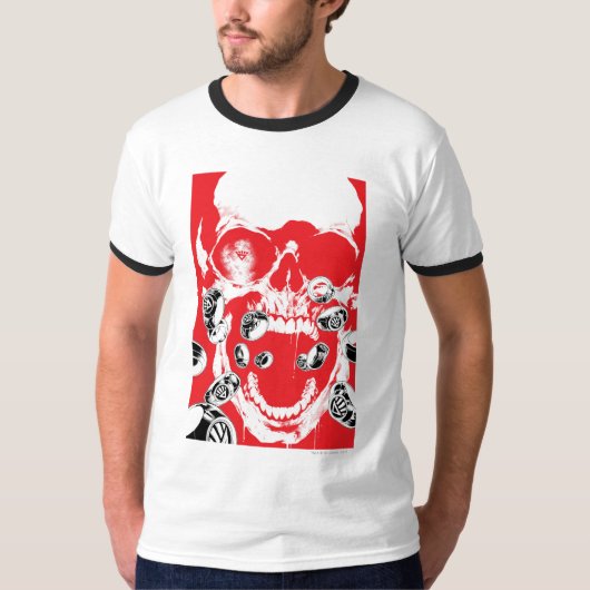 Huid en ringen - Rood T-shirt (Voorkant)