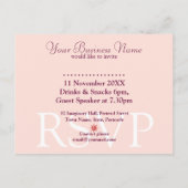 Huid- en schoonheidswerkshop Uitnodigingen (Achterkant)