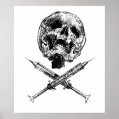 Huid en spuiten poster (Voorkant)