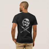 Huid en spuiten t-shirt (Achterkant volledig)