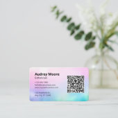 Huid Esthetisch Modern Design Salon Spa Visitekaartje (Staand voorkant)