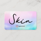 Huid Esthetisch Modern Design Salon Spa Visitekaartje (Achterkant)