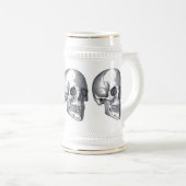  huid Gothic Punk Beer Stein Bierpul (Voorkant rechts)