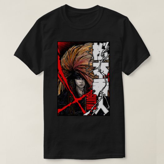 Huid (Hideto Matsumoto) van X Japan - Red X Promo T-shirt (Design voorkant)