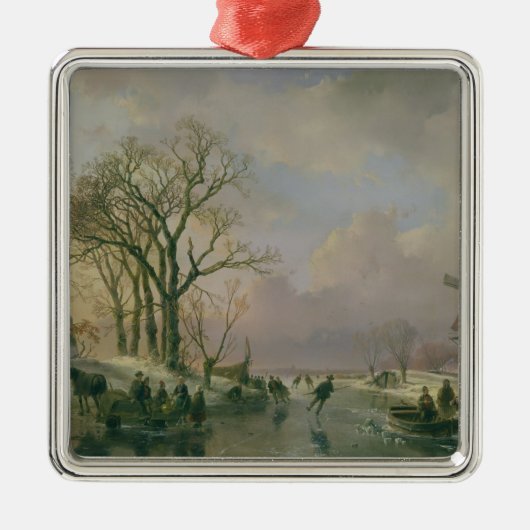 Huid in Nederland Metalen Ornament (Voorkant)