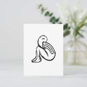 "Huid" JTG Art Briefkaart (Staand voorkant)