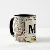 huid, luipaard, slang mok (Voorkant links)