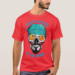 Huid met baard schedel Beanie T-shirt