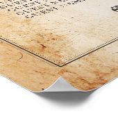 Huid Red Rose Table Plan Weddenschap Poster Zitpla (Hoek)