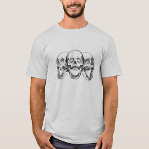 Huid T-shirt gedaan in potlood door Jeff Oehmen