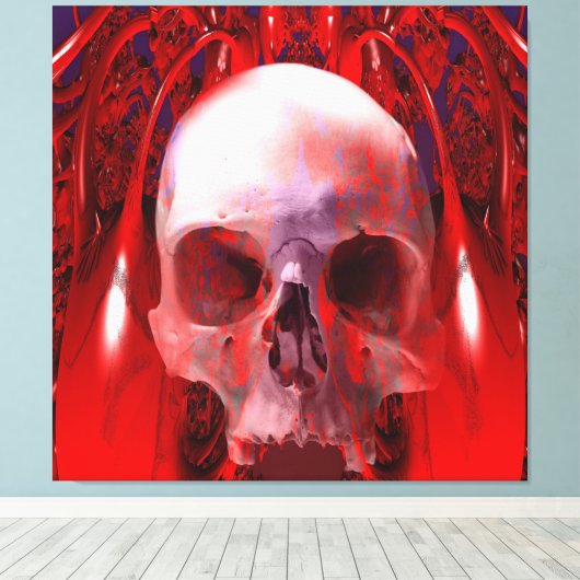 Huid Transfusie Canvas Afdruk (Insitu (Houten vloer))