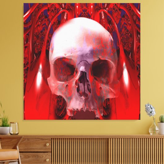 Huid Transfusie Canvas Afdruk (Insitu (Woonkamer))