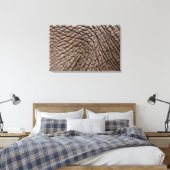 Huid van Afrikaanse olifanten (Loxodonta africana) Canvas Afdruk (Insitu (Slaapkamer))