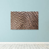Huid van Afrikaanse olifanten (Loxodonta africana) Canvas Afdruk (Insitu (Houten vloer))