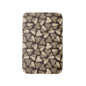 Huid van dieren met hart badmat (Voorkant Verticaal)