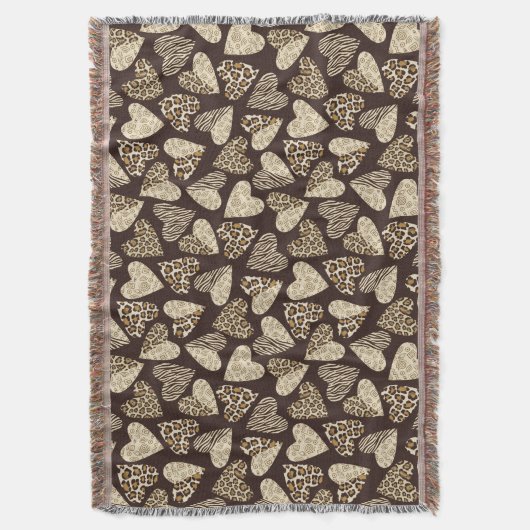 Huid van dieren met hart deken (Voorkant Verticaal)