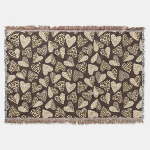 Huid van dieren met hart deken