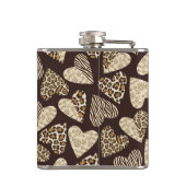 Huid van dieren met hart heupfles (Achterkant)