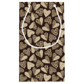 Huid van dieren met hart klein cadeauzakje (Achterkant)