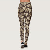 Huid van dieren met hart leggings (Achterkant)
