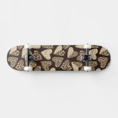 Huid van dieren met hart skateboard (Horizontaal)