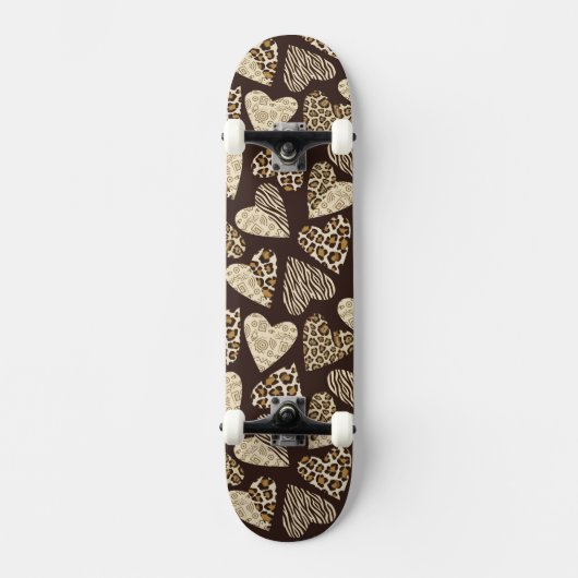 Huid van dieren met hart skateboard (Voorkant)
