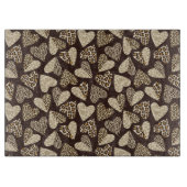 Huid van dieren met hart snijplank (Voorkant)