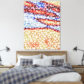 Huid van luipaarden - fijn artikel 2 canvas afdruk (Insitu (Slaapkamer))