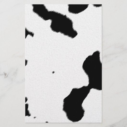 Huid van melkkoe briefpapier (Voorkant)