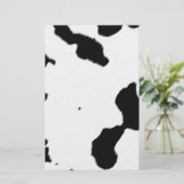 Huid van melkkoe briefpapier (Staand voorkant)