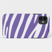 Huid voor dierlijke afdruk van Zebra (Violet, Whit Case-Mate iPhone Case (Achterkant (horizontaal))