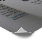 Huid Zacht 001, neusspray met dubbele werking om.. Poster (Hoek)