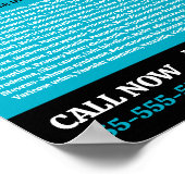 Huidaandoening, dermatoloog, dermatologische klini poster (Hoek)