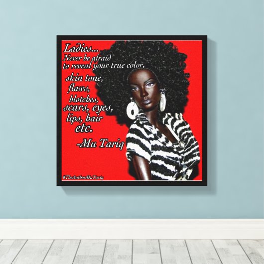 Huiddiepte Canvas Afdruk (Insitu (Houten vloer))