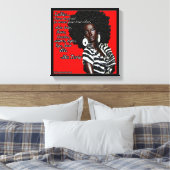 Huiddiepte Canvas Afdruk (Insitu (Slaapkamer))