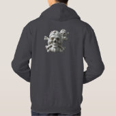 Huiden en Botten Pirate Skeletgekleurd Sweatshirt (Achterkant)
