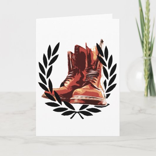 huiden laarzen kaart (Voorkant)