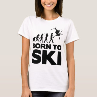 HUIDEVOLUTIE GEBOREN AAN SKI 02.png T-shirt