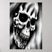 Huidgezicht | AI Art Poster (Voorkant)