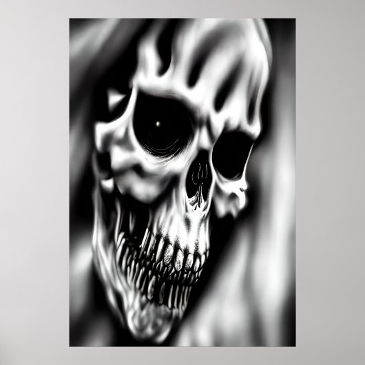 Huidgezicht | AI Art Poster (Voorkant)