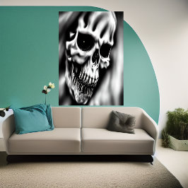 Huidgezicht | AI Art Poster